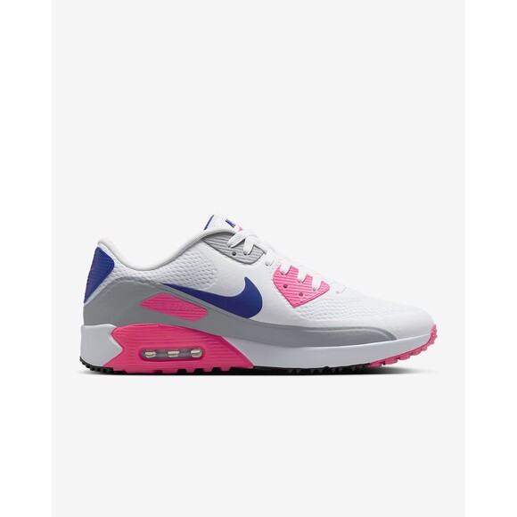 10.5M / 12W - [NEW] Men's Nike Air Max 90 Golf Shoes 'White' HV9305-101 - Picture 3 of 8